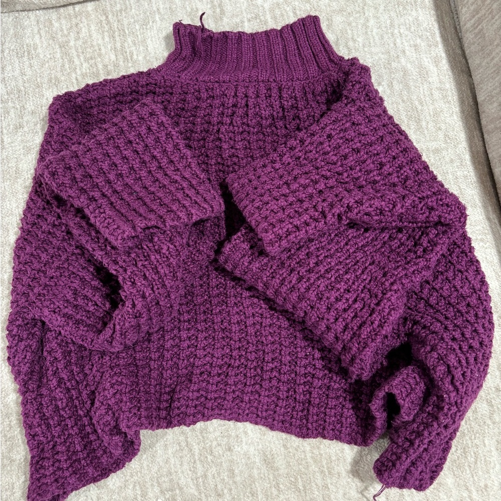 Purple Crop Top